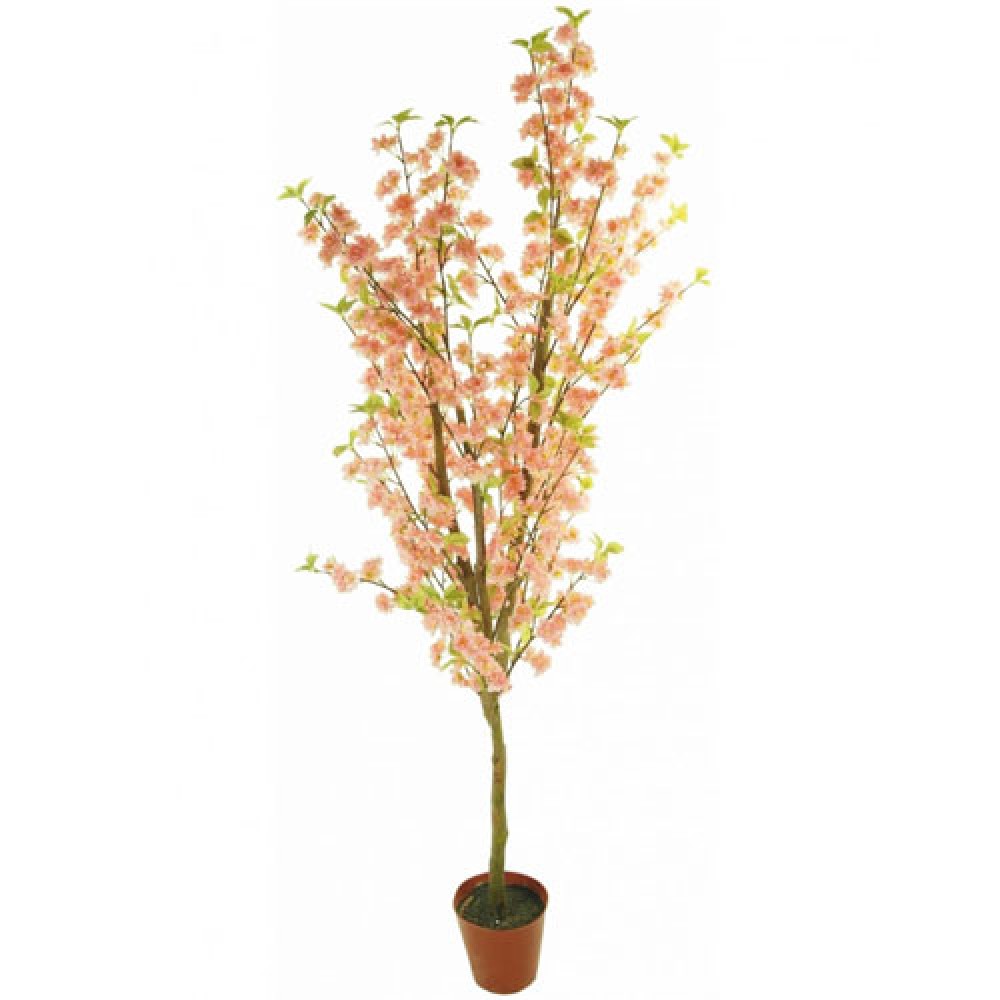Artificial Cherry Tree Mid Pink 180cm Artificial Trees